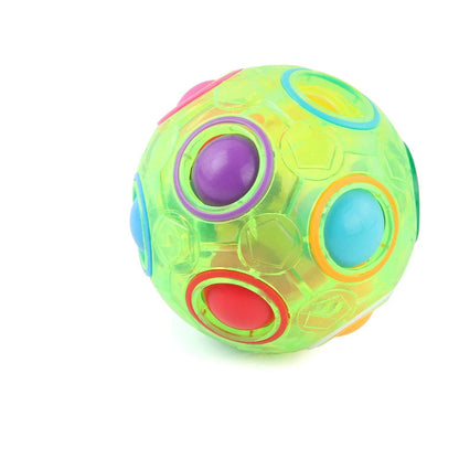Magischer Regenbogen Puzzleball – Stressabbau für Kinder und Erwachsene