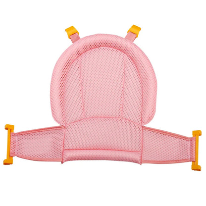 Baby Bade-Netzsitz – Sicherer Halt & Kuschelpolster für Neugeborene Rosa