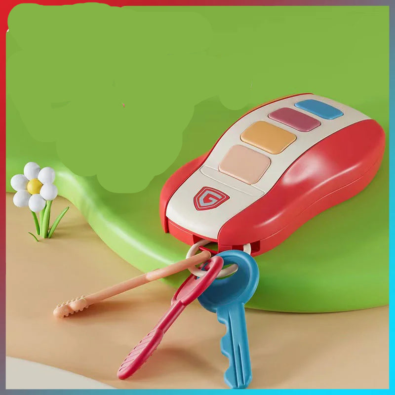 Schlau Auto Schlüssel Spielzeug – Musik, Licht & Lernen in einem!