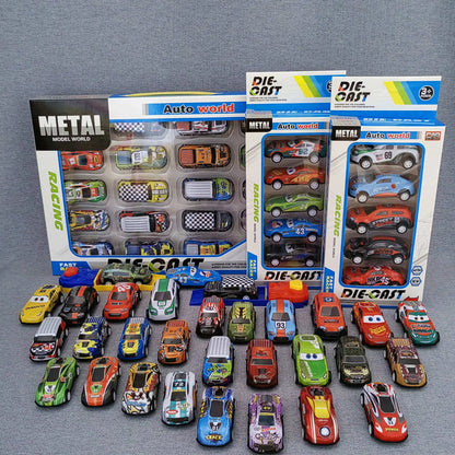 Turbo Mini Stunt Auto – Ziehen-Zurück Power & Mega Springen Aktion für Kids 20 Stück 5Q Auto 5 Stück