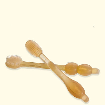 MAMIJOY 3-in-1 Silikon Baby Zahnbürste – Sanfte Pflege für Zunge & Zähne