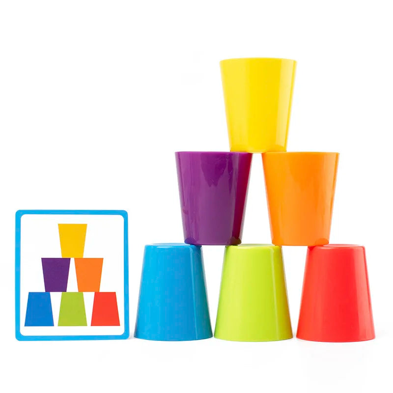 Farben lernen mit Spaß – Holzspiel zur Förderung von Kreativität & Denken