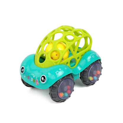 Weiche Silikonautos für Babys – Lernen & Spielen mit Spaß Grün