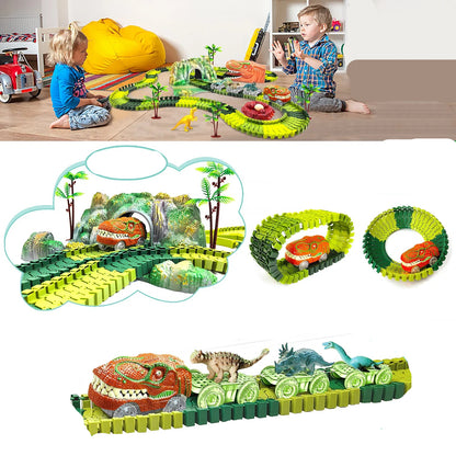 Dinosaur Zug Spielzeug – Rasante Abenteuer auf flexibler Rennstrecke