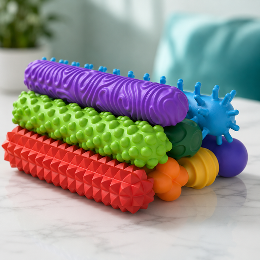 Texturierte Sensorik-Fidget Stöcke mit flexiblem Design