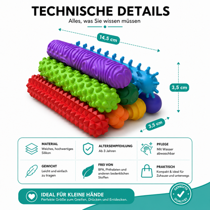 Texturierte Sensorik-Fidget Stöcke mit flexiblem Design