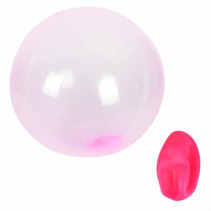 Elastischer Wasser- und Luftspielball für Garten und Strand Rosa