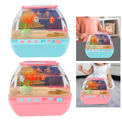Magisches Spiel-Aquarium mit Musik, Licht & Fischen