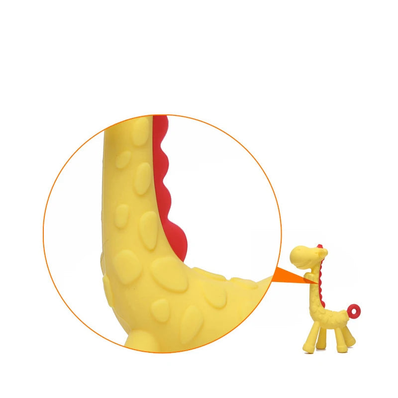 MAMIJOY Giraffe Beißring – Sanfte Zahnreizung für glückliche Babys