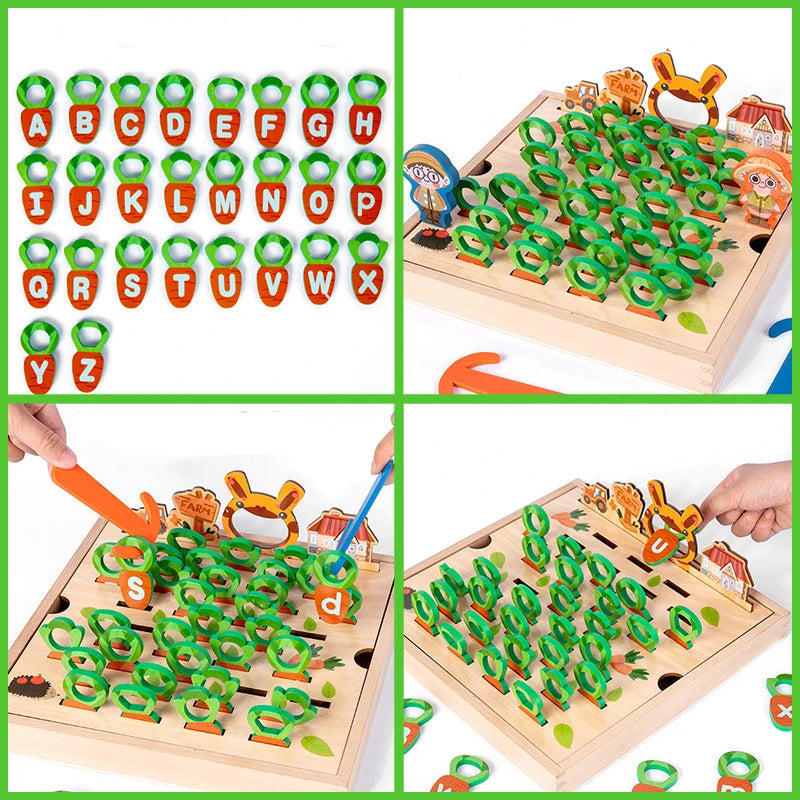 Montessori Lernspielzeug – Buchstaben & Motorik fördern