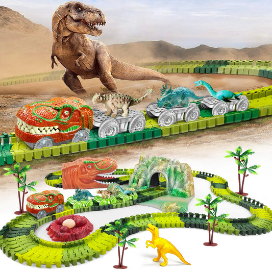 Dinosaur Zug Spielzeug – Rasante Abenteuer auf flexibler Rennstrecke
