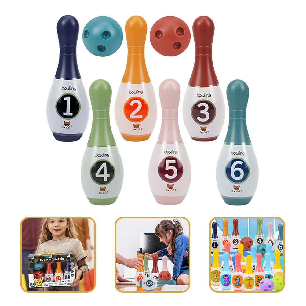 Buntes Kinder Bowling Set – Innenbereich & Im Freien Spielspaß für Kinder