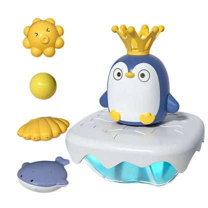 Magischer Eisberg-Pinguin – Spritzender Badespaß für Kinder