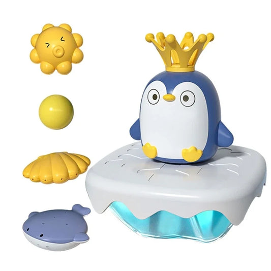 Magischer Eisberg-Pinguin – Spritzender Badespaß für Kinder