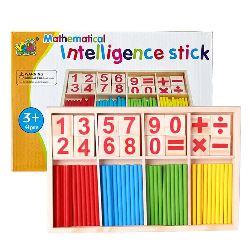 Montessori Zählen Stöcke– Mathe lernen mit Freude & Farbe!