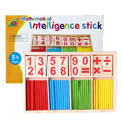 Montessori Zählen Stöcke– Mathe lernen mit Freude & Farbe!