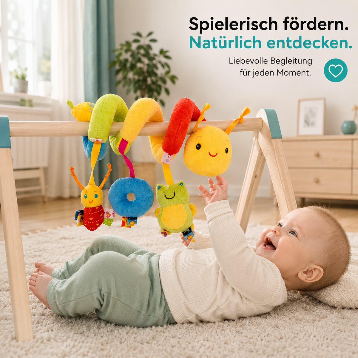 Liebevoll inszeniert für natürliche Spielmomente im Kinderzimmer.