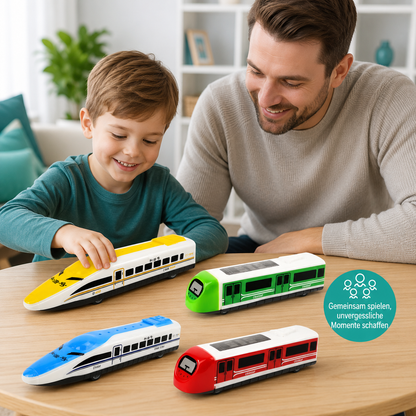 Interaktiver Pull-Back Metro Zug – Lernen & Spielspaß vereint