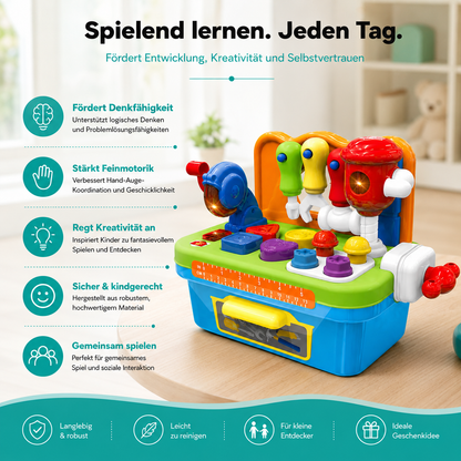 Elektrisches Kinder-Werkzeugset – Spielend lernen & entdecken!