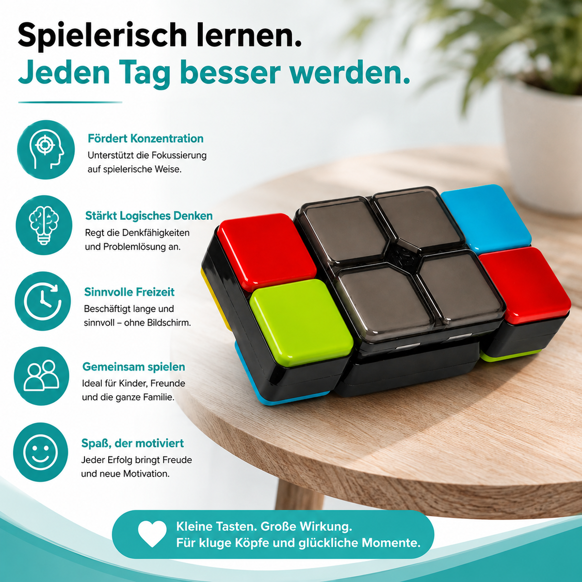 FlipLogic™ Musik & Logik-Spiel – Fördert Konzentration & Spaß!