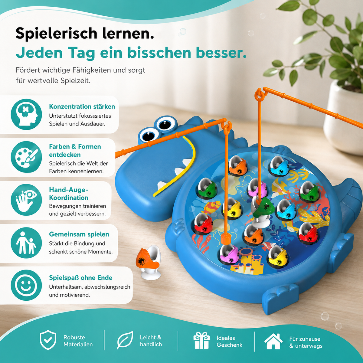 Interaktives Angelspiel – Spielerisch Farben & Formen entdecken!