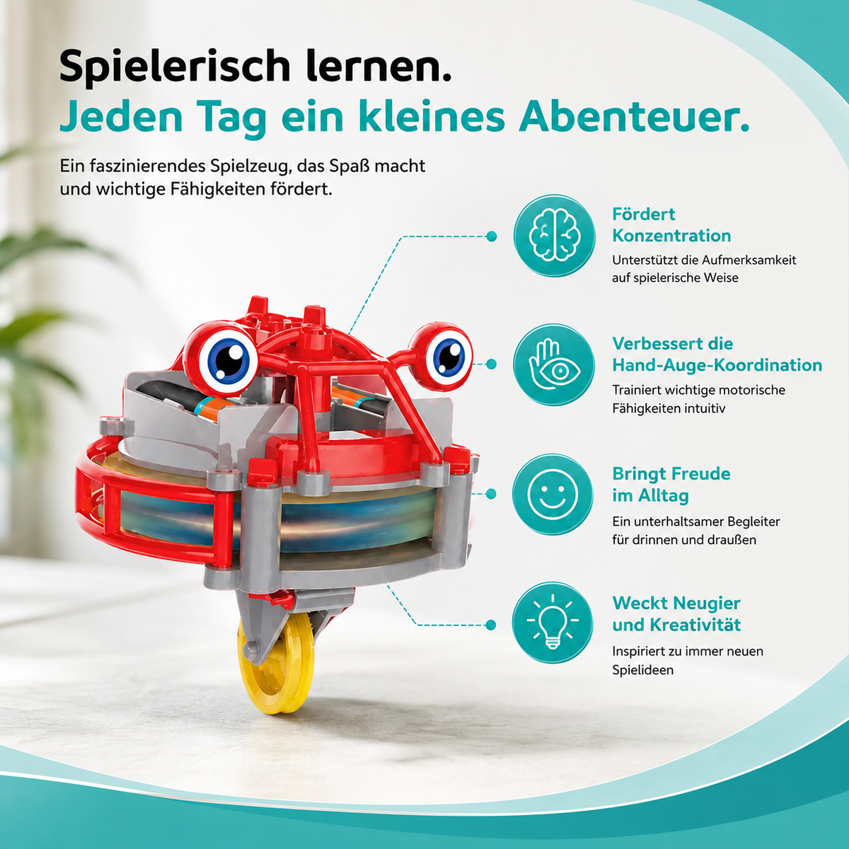Balancierender Einrad-Roboter – Magisches Spielzeug für Kinder!