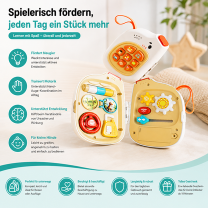 Montessori Beschäftigt Planke – Schlau Learning Spielzeug mit Musik & Licht