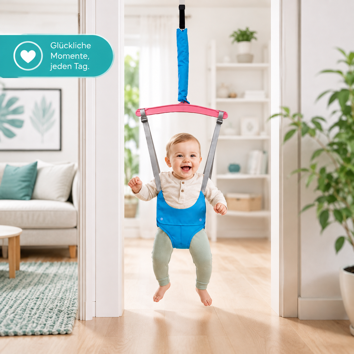 Baby Tür Jumper – Sicherer Hüpfspaß & Bewegung fürs Glück!