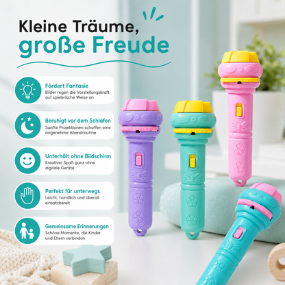 Magische Geschichten-Projektionslampe – Süße Träume für Kinder