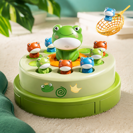 Fliegender Frosch – Lustiges Montessori Fangspiel für Kinder