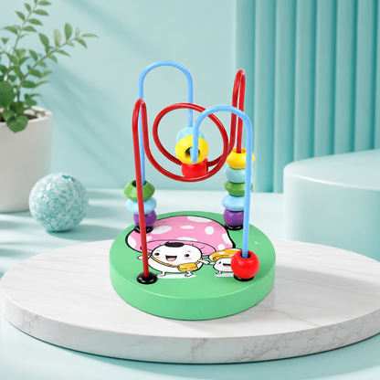 Baby Motorikspielzeug aus Holz – Montessori Lernspiel Ozean