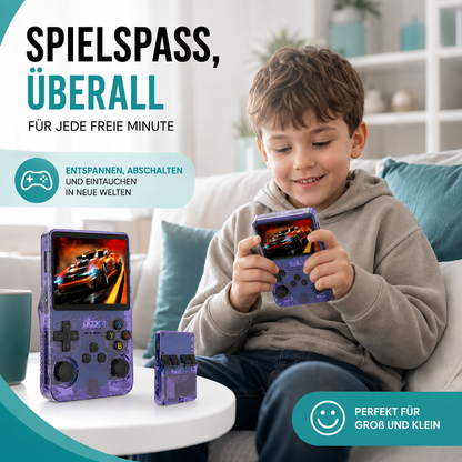 Handheld Spielkonsole für Kinder mit vielen Spielen und großem Speicher