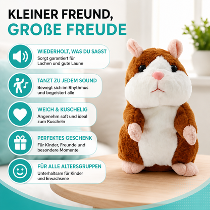 Sprechender tanzender Hamster – lustige Stimmwiedergabe