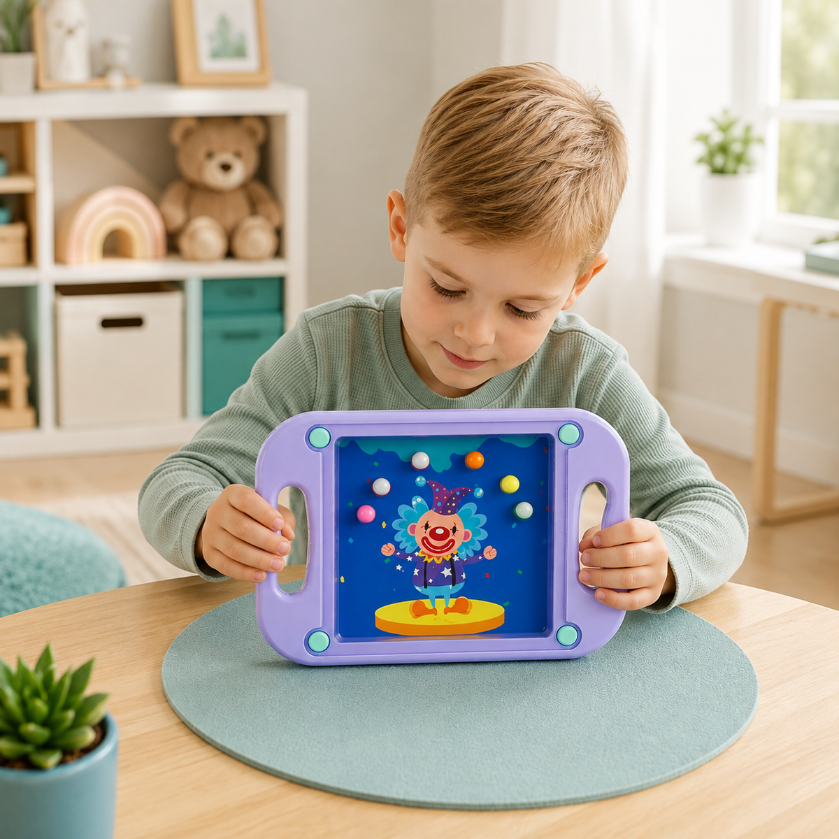 Montessori Gleichgewicht Labyrinth– Fördert Konzentration & Gleichgewicht bei Kindern