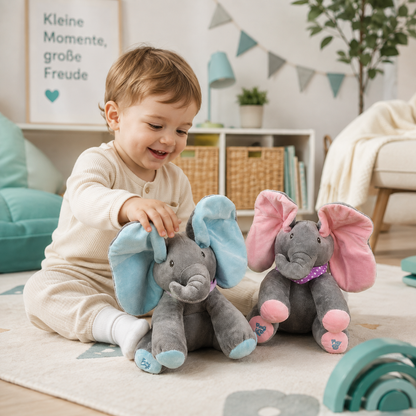 Versteckspiel Elefant Singt, Bewegt Ohren & Bringt Babys zum Lachen!