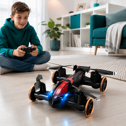 RC Auto mit Flugfunktion für Kinder – fährt und fliegt