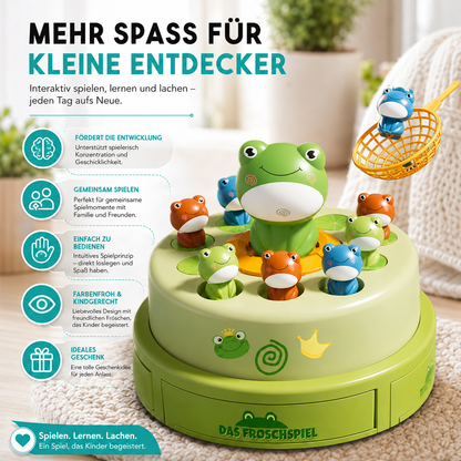Fliegender Frosch – Lustiges Montessori Fangspiel für Kinder