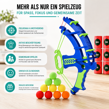 Spielerisches Zielen für abwechslungsreiche gemeinsame Spielmomente.