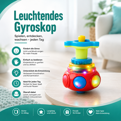 Leuchtendes Gyroskop – Musik, Licht und Aktion für Kinder!
