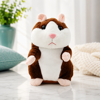 Sprechender tanzender Hamster – lustige Stimmwiedergabe Braun