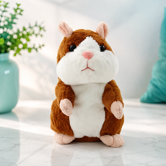 Sprechender tanzender Hamster – lustige Stimmwiedergabe Dunkelbraun