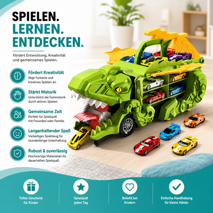 T-Rex Truck mit Dinosaurier Rennbahn Spielzeug