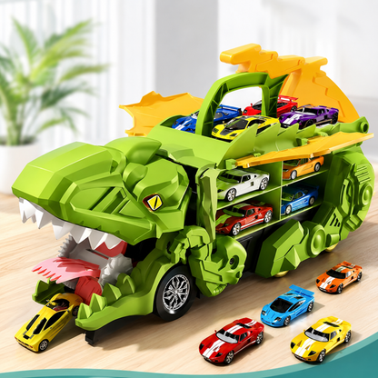 T-Rex Truck mit Dinosaurier Rennbahn Spielzeug