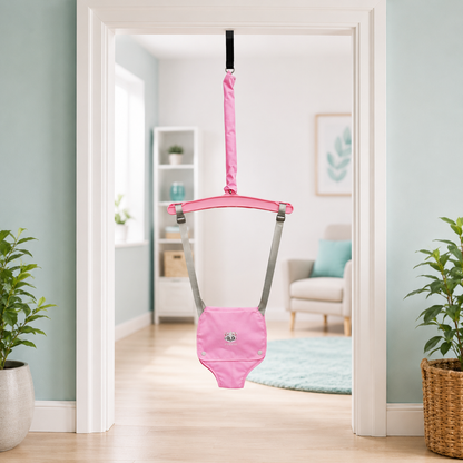 Baby Tür Jumper – Sicherer Hüpfspaß & Bewegung fürs Glück! Rosa