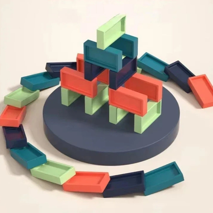 Automatisches Domino Legeauto mit Bausteinen