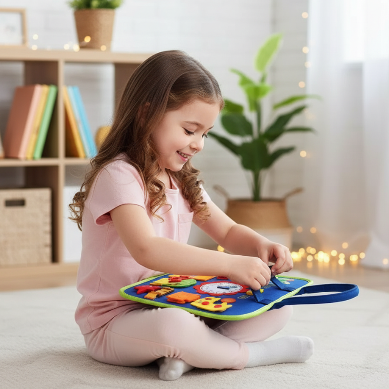 Sensorisches Aktivitätsbrett für Kinder