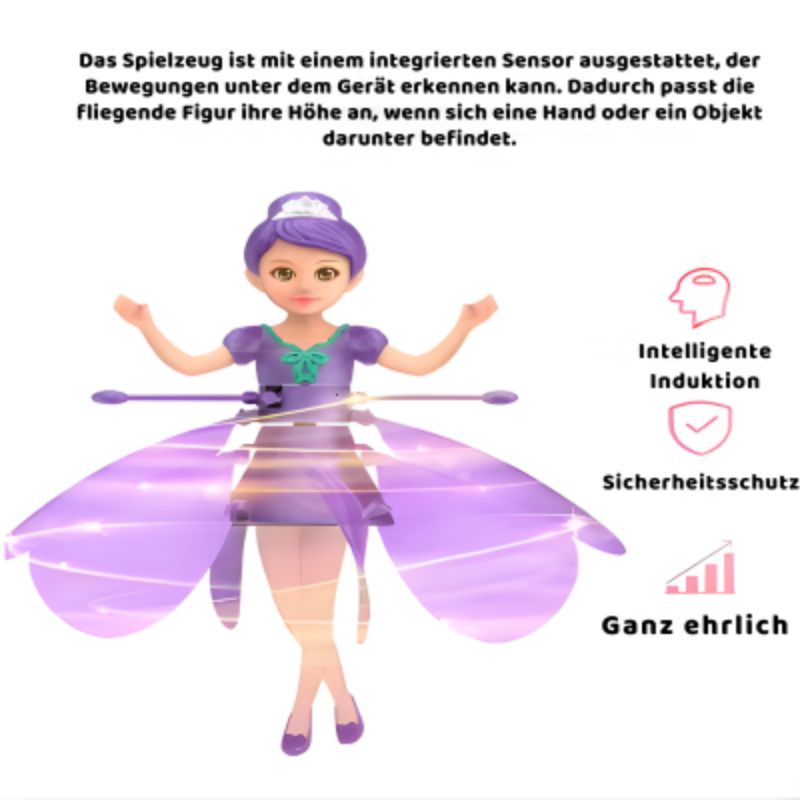 Gestengesteuerte fliegende Fee Spielzeug