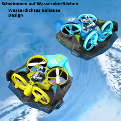3-in-1 RC Fahrzeug Drohne Auto Boot
