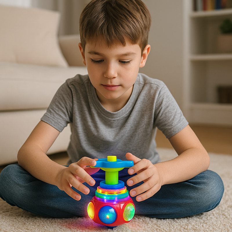Leuchtendes Gyroskop – Musik, Licht und Aktion für Kinder!