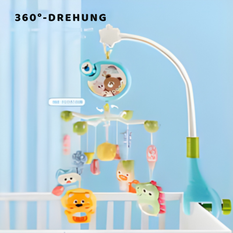 Babykrippe Musik Mobile Rassel Spielzeug, Licht & Fernbedienung